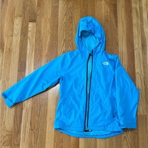 Girl’s The North Face Triclimate Snow Jacket, Blue, Size Medium (10/12)